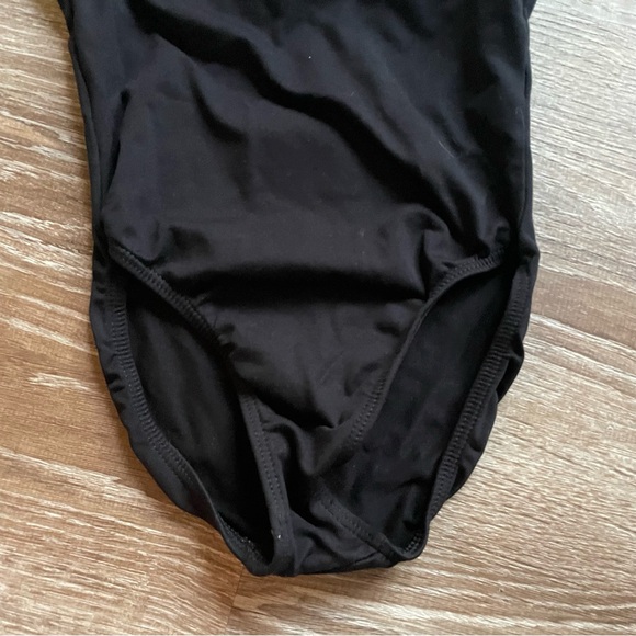 Capezio Black and Gold detail Leotard Small - Picture 6 of 6